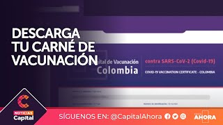 ¿Cómo descargar el carnet de vacunación digital en Colombia [upl. by Yarb]