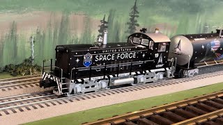 Lionel 2433990 Legacy Special Run United States Space Force SW8 [upl. by Albertine]