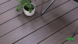 NewTechWood UltraShield  Walnut Decking [upl. by Robet634]