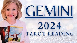 GEMINI  quotAMAZING Year Ahead A Blank Slate To Create Your New Dream Lifequot 2024 TAROT READING [upl. by Acima]