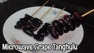 Microwave Grape Tanghulu Recipes  Microwave Grape Tanghulu Only 3 Ingredients  Homemade Tanghulu [upl. by Assirhc]