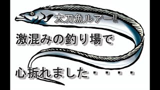 【とっとパーク小島】太刀魚狙いの釣り人が多すぎてトラブル連発！！ [upl. by Nnauol]