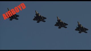 F22 Raptors At Spangdahlem [upl. by Patin]