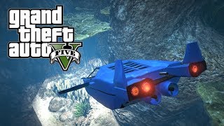 GTA 5  JE TENTE DALLER DANS LES ABYSSES AVEC LA NOUVELLE VOITURE AQUATIQUE [upl. by Ettennor]