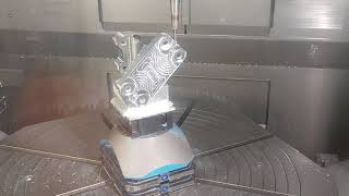 Mastercam 5 Axis Deburring [upl. by Dotson]