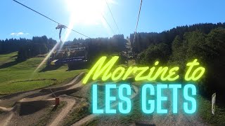 How to get from Morzine to Les Gets bike park 2023 [upl. by Anna-Diane]