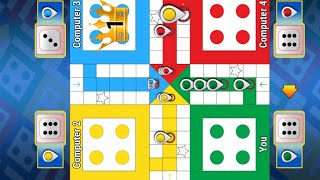 🔴LUDO KING GAME IN 4 PLAYER  Ludu game  Android gameplay 318 viralvideo [upl. by Ahsitram]