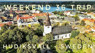 Hudiksvall  Sweden Weekend 36 trip [upl. by Ahsratan332]