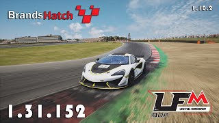 Assetto Corsa Competizione  Mclaren 570S GT4  Brands Hatch  131152 Hotlap  FREE Setup [upl. by Remled]