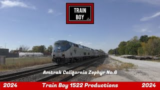 Amtrak California Zephyr No6  101324 [upl. by Suoirad783]