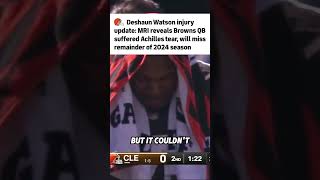 Re Deshaun Watsons Injury cleveland factoryofsadness nfl [upl. by Duong]