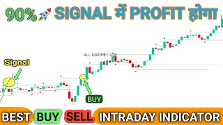 90 Signal me profit hoga  Buy Sell Intraday Indicator Trading By Amit [upl. by Irrek]