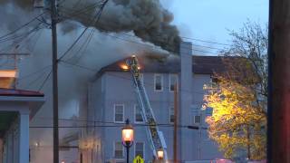 Apartment fire in Emmitsburg MD [upl. by Odo]