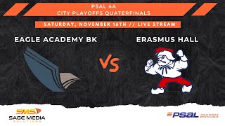 PSAL 4A City Quarterfinals Eagle Academy BK vs Erasmus Hall  11162024  Varsity Football [upl. by Inobe]