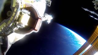 Spacewalk Sights and Sounds Captured By GoPro  Video [upl. by Ynar460]