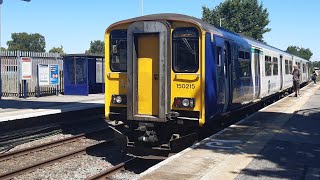 Brigg Wednesdays Episode 9  Northern Cleethorpes Sheffield train 150215 Lincs June 2024 🇬🇧🚄 [upl. by Attirb425]