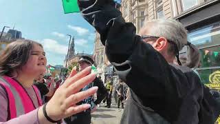 Chief Insp Thornton Seriously Loses the Plot at Leeds ProPalestinian Protest 😆😆👮 🍿💢😆🇮🇱🇵🇸 [upl. by Cyd]