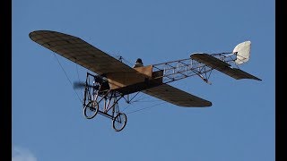 4K  Worlds Oldest Flying Aeroplane  Blériot XI  1909  at Sanicole 2017 [upl. by Shina427]