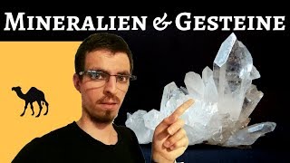 Mineralien und Gesteine  Was ist der Unterschied Und welche Gesteinsarten gibt es  Tobias Huhn [upl. by Idoc]