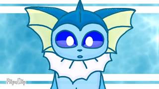 Cradles meme baby vaporeon Flipaclip [upl. by Pinsky]