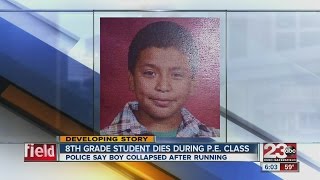 8th grader dies during PE class at Cecil Middle School in Delano Calif [upl. by Aciretal]