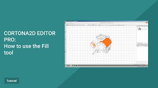 Cortona2D Editor Pro Tutorial How to use the Fill tool [upl. by Thinia]