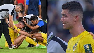 Ronaldo Crying After Losing King Cup of Champions Final vs Al Hilal on Penalties [upl. by Midan]