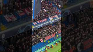 AC Milan fans singing [upl. by Haleeuqa]