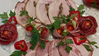 Platou de mezeluri  Cold cuts platter [upl. by Llireva83]