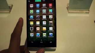 Hisense X1  the biggest Android phone at CES 2014 [upl. by Ahsiet397]