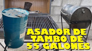 Asador de tambo de 55 galones [upl. by Ulah]