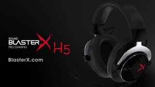 Sound BlasterX H5 – Professional Analog Gaming Headset [upl. by Pall338]