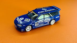 Pop Race Nissan Stagea Calsonic 164 [upl. by Asilla]