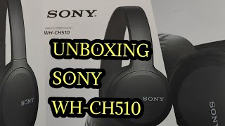 SONY WHCH510 WIRELESS STEREO HEADSET [upl. by Charters]