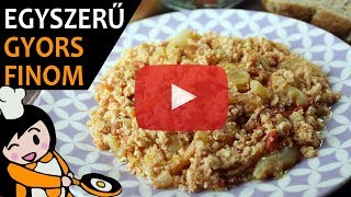 Tojásos lecsó  Recept Videók [upl. by Briana]