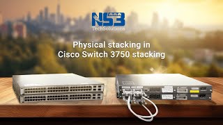 Stacking of Two Switches  Cisco Switch 3750 Stacking  CiscoSystems  NS3Tech Solutions [upl. by Brigg923]