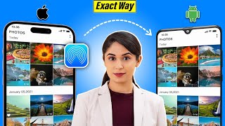 How to AirDrop from iPhone to Android Transfer Photos  Full Guide [upl. by Amorete]
