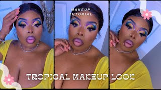 Tropical Colorful  CutCrease Tutorial [upl. by Noyart760]