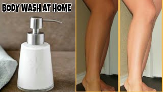 DIY BODY WASHFull body whitening and glowing body washHomemade body wash [upl. by Elleinet]