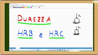 Durezza HRB e HRC dei materiali [upl. by Livvi]