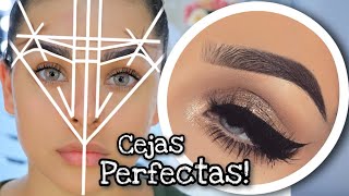 CEJAS PERFECTAS DISEÑO DEPILACION Y MAQUILLAJE  PARA TODA FORMA DE ROSTRO [upl. by Kulda]