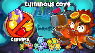 Luminous Cove CHIMPS WalkthroughGuide  Bloons TD6 [upl. by Rauscher812]