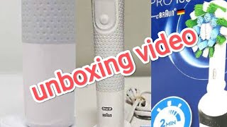 OralB chargeable toothbrush unboxing video Shivi2018 [upl. by Nomae835]