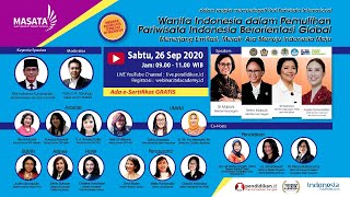 🔵 WEBINAR PARIWISATA TERBESAR Wanita Indonesia dlm Pemulihan Pariwisata Indonesia Orientasi Global [upl. by Novar]