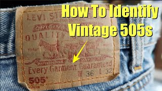 How To Identify Vintage Levis 505s [upl. by Aramit845]