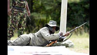 Museveni Joins UPDF in fresh training tells Soldiers NO BODY can threaten Ugandas Peace [upl. by Aittam]