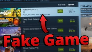 Over 800 Games Removed From Steam After Fake Game Scam [upl. by Aynom534]