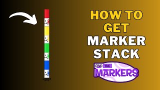 How To Get Marker Stack in Find The Markers  Roblox [upl. by Cud]