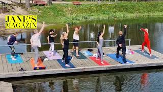 Yoga Morning Flow amp Yoga Retreat Ferienpark Am Birnbaumteich 2024 [upl. by Nessim]