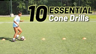 10 Key Drills to Advance Your Ball Control and Dribbling Ability [upl. by Emerick960]